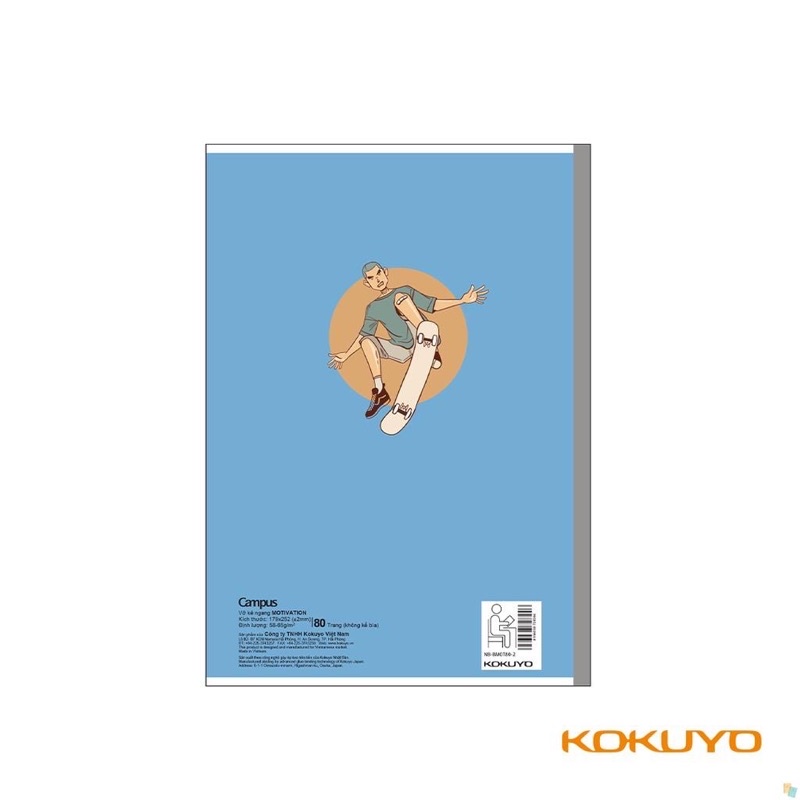 Vở kẻ ngang 80 trang MOTIVATION Campus