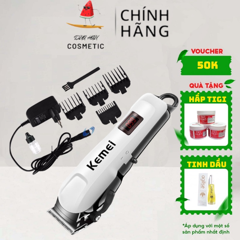 Tông Đơ Cắt Tóc Kemei KM 809 | Hớt Tóc Gia Đình.Trẻ Em | Chính Hãng | Pin Trâu