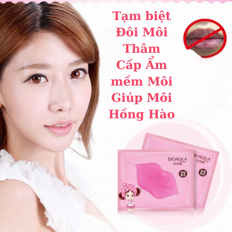 Mặt Nạ Môi Dưỡng Môi Căng Bóng, Mặt Nạ Môi Cấp Ẩm Hồng Hào Cho Môi