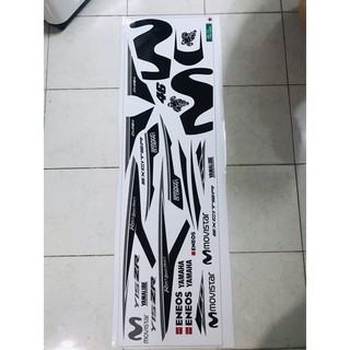 Tem rời exciter 150 movitas cao cấp - dán xe trắng cực đẹp