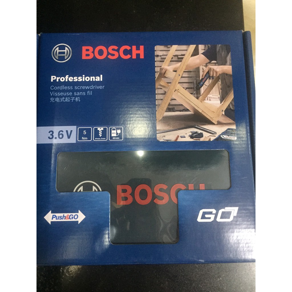 Máy vặn vít Bosch GO Gen 2 (2 mũi vít)