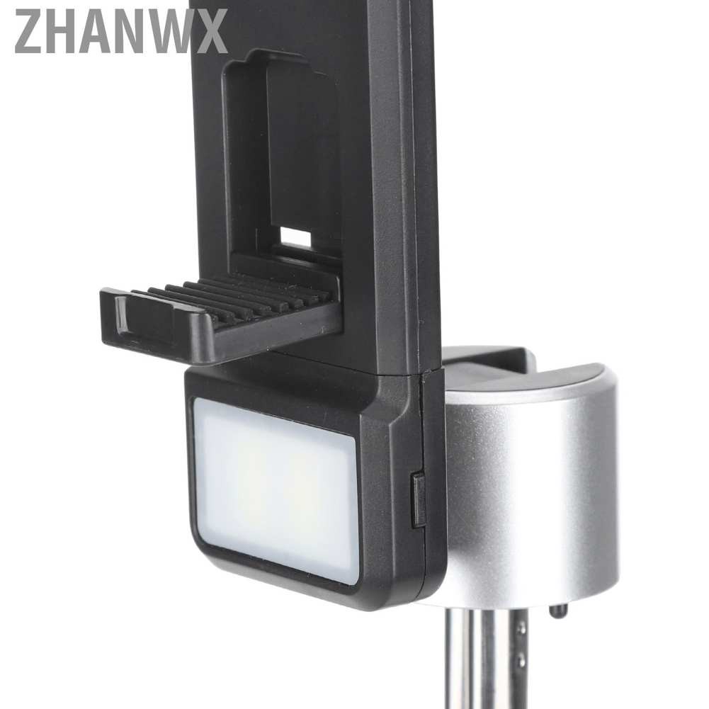 Zhanwx Tripod Selfie Stick with Light Mobile Phone Wireless Bluetooth Foldable Mini Stand | BigBuy360 - bigbuy360.vn