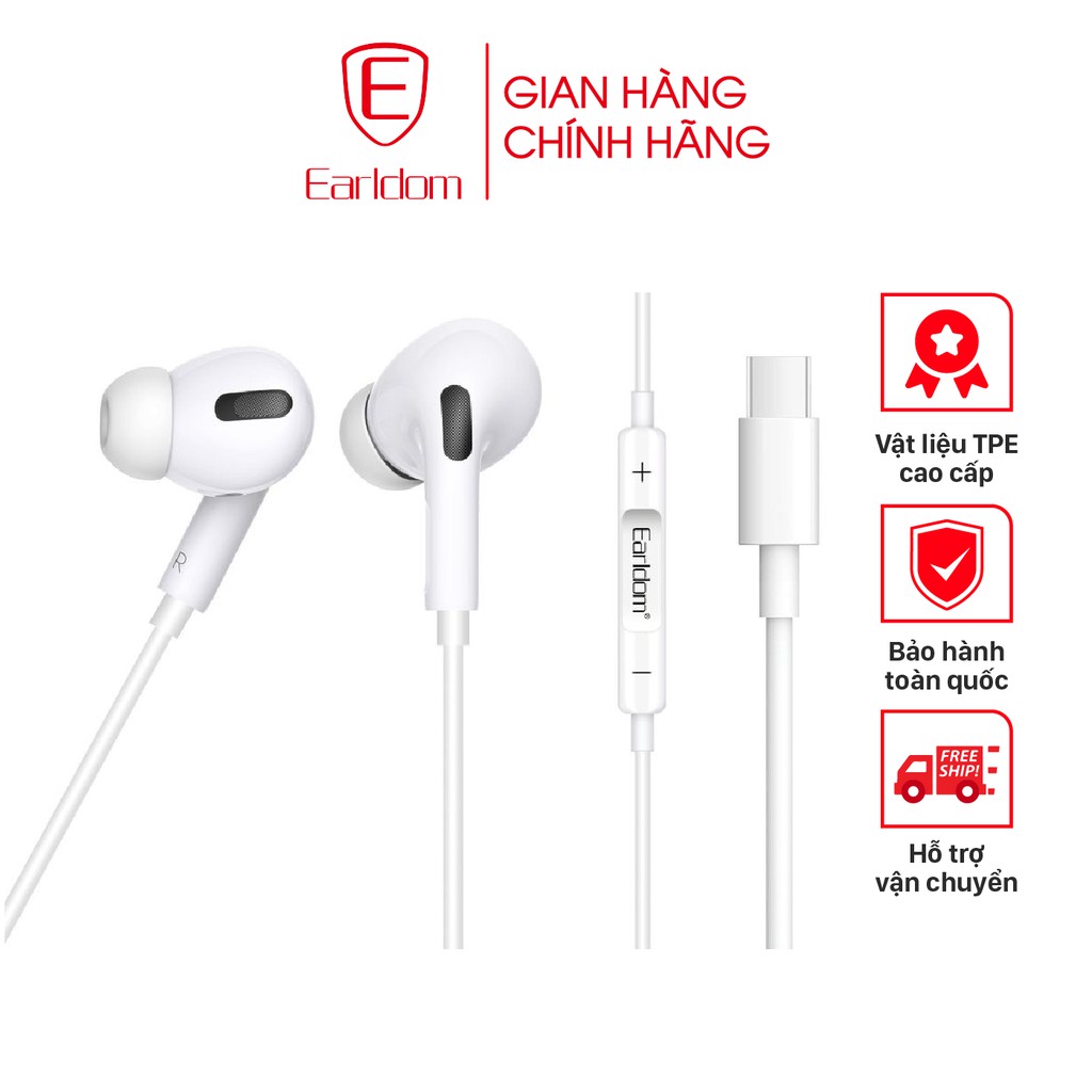 Tai Nghe Bluetooth 2 tai, có dây và khe gắn thẻ nhớ Earldom BH31 chính hãng