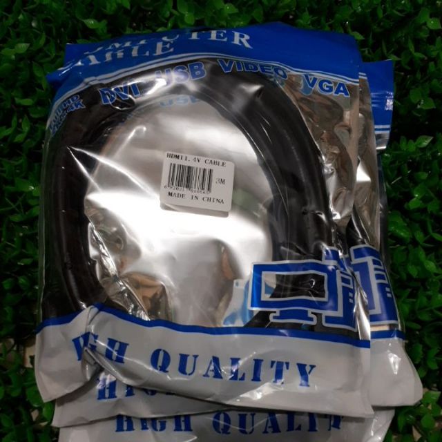 Combo 10 cáp tín hiệu hdmi 3m tròn, chuẩn 4k