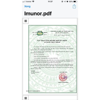 Hạn xa - IMUNOR - THỰC PHẨM BẢO VỆ SỨC KHỎE