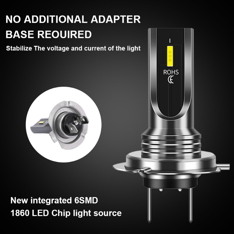Tự Động Siêu Sáng 360° Set 2 Đèn Pha LED Sương Mù Bằng Hợp Kim Nhôm Chuyên Dụng Cho Xe Mô Tô / Ô Tô