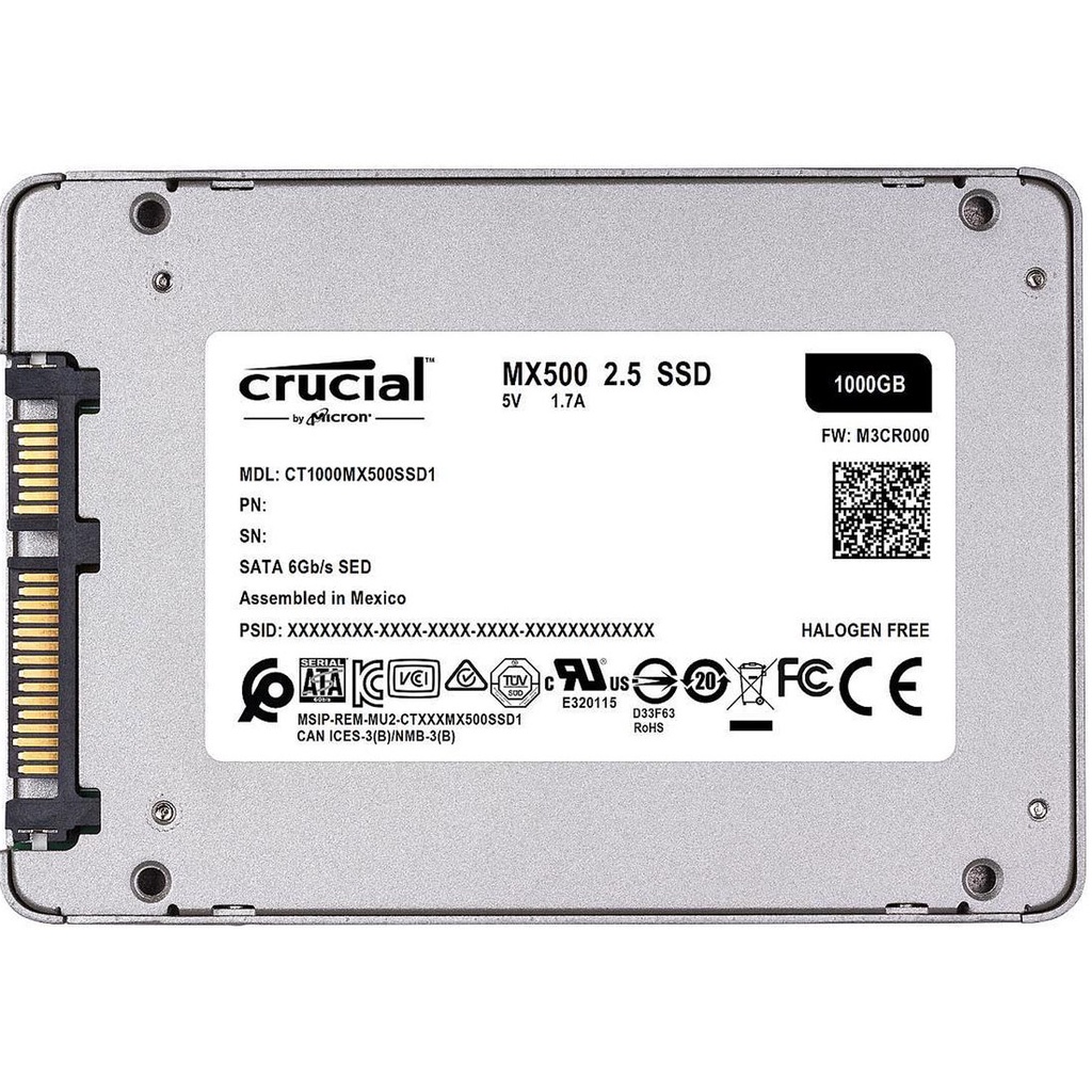(NEW) Ổ cứng gắn trong SSD Crucial MX500 2.5 inch Sata III - Chính hãng Crucial | BigBuy360 - bigbuy360.vn