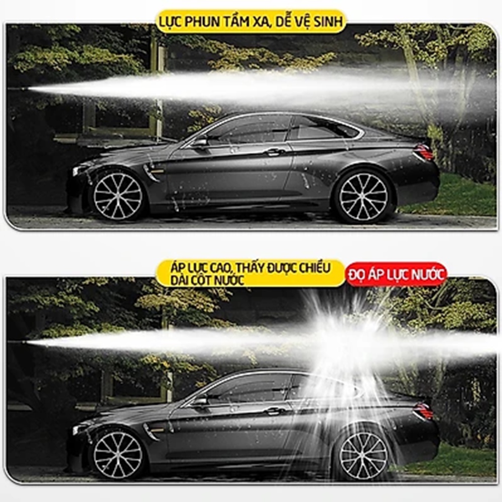 Máy rửa xe mini I Máy rửa xe cao áp HONDA H01A - 3500W | Có áp chống giật - 100% lõi đồng