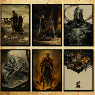 1 Tấm Poster Game Dark Souls 3 Dán Tường Trang Trí