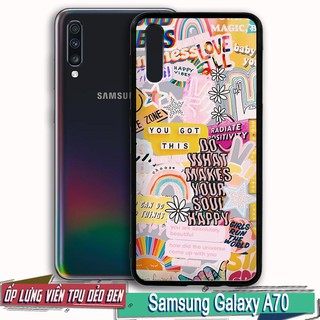 [FREESHIP ĐƠN 50K] Ốp lưng cứng viền dẻo đen cho Samsung Galaxy A70 - 02105 0702 SUMMERFULL14