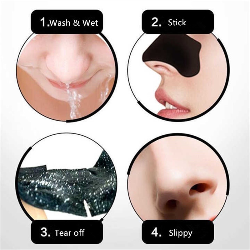 Mặt Nạ Mũi Lột Mụn Đầu Đen Làm Sạch Sâu Se Khít Lỗ Chân Lông