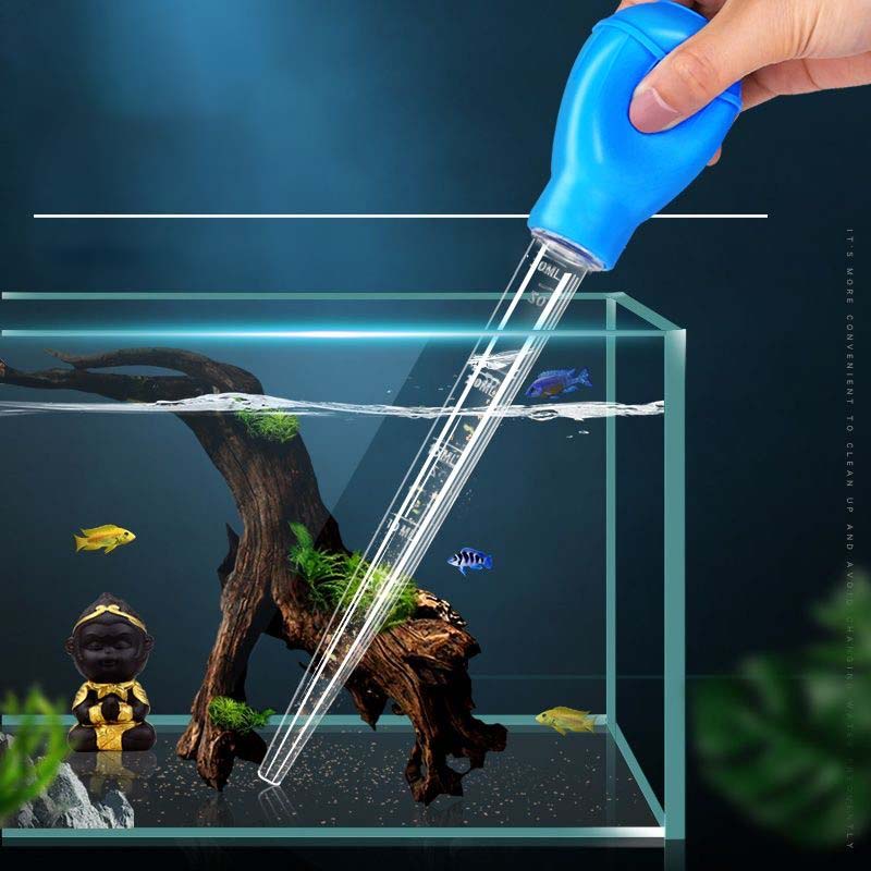 AQUARZOO Fish Tank Mini Manual Water Changer Small Aquarium Cleaning Tool Aquarium Dropper Pipette F