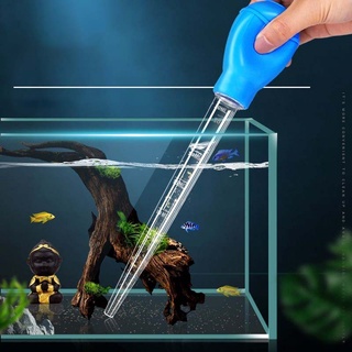 AQUARZOO Fish Tank Mini Manual Water Changer Small Aquarium Cleaning Tool Aquarium Dropper Pipette Feeder Water Transfer
