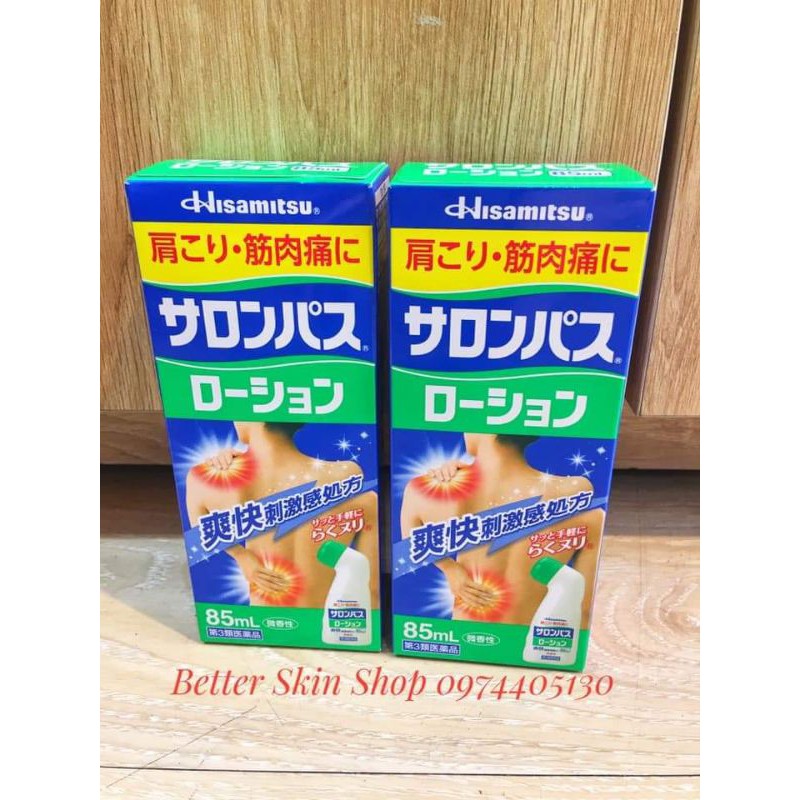 Chai lăn Salonpas Hisamitsu 85ml