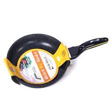 Chảo đá chống dính cạn Cook Way Hàn Quốc SSFM4-26 cm 28cm 30cm 32cm(Đen)