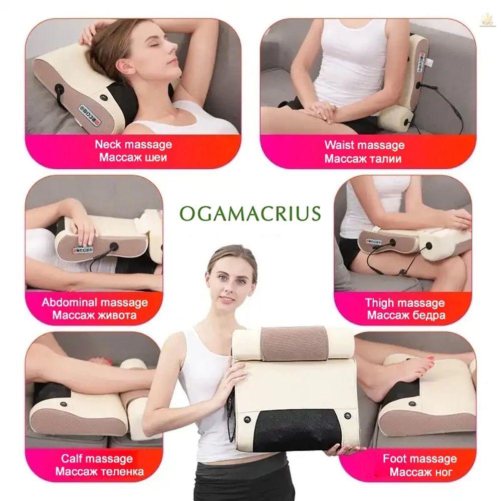 ANEMONE Gối Massage Thư Giãn Cơ Thể 2 Trong 1 Đa Năng Cho Nam Nữ