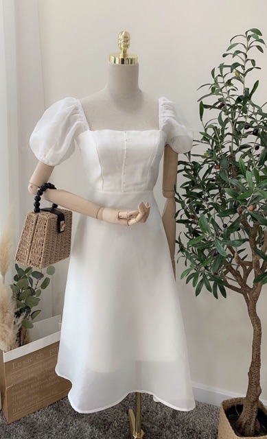 Đầm trắng dự tiệc 🌵FREESHIP 🌵Đầm xoè trắng dự tiệc | BigBuy360 - bigbuy360.vn