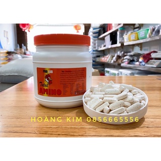 100 viên AMINO PROLAB - Thuôc’ nuôi nở cơ tăng bo cho gà đá