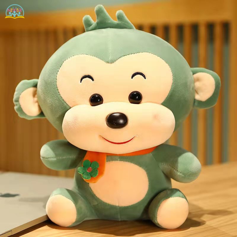 Thú Nhồi Bông Hình Chú Khỉ Mềm Mại Đáng Yêu 22cm