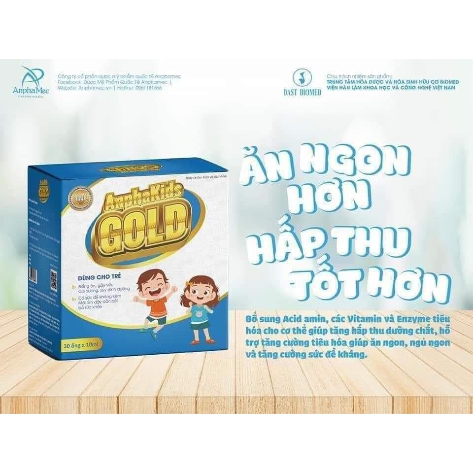 Combo 3 hộp anphakids gold tăng đề kháng cho bé