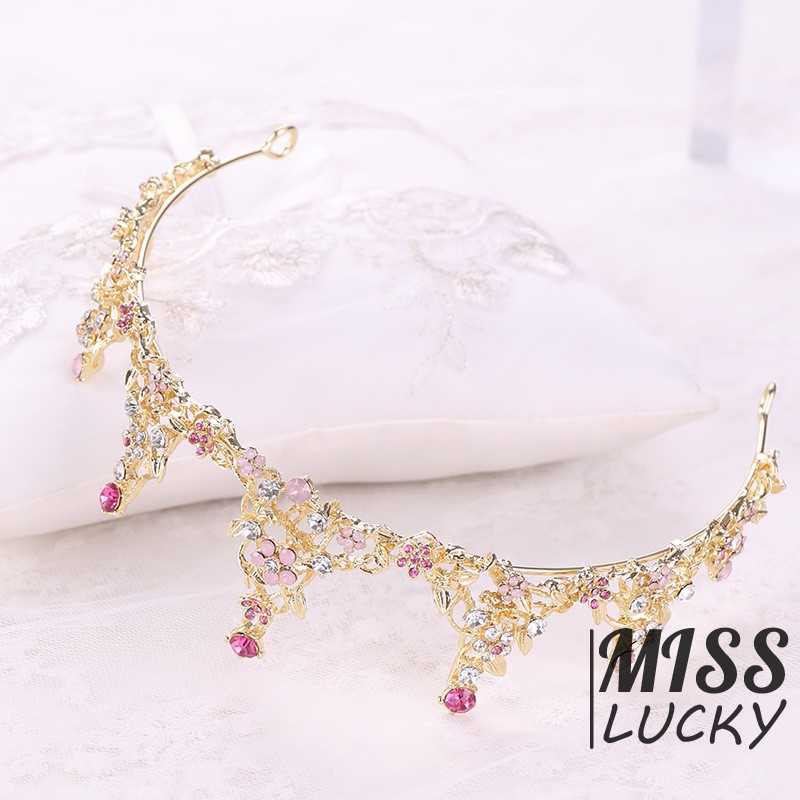 Vương miện công chúa kiểu dáng thời trang thanh tú cho cô dâu