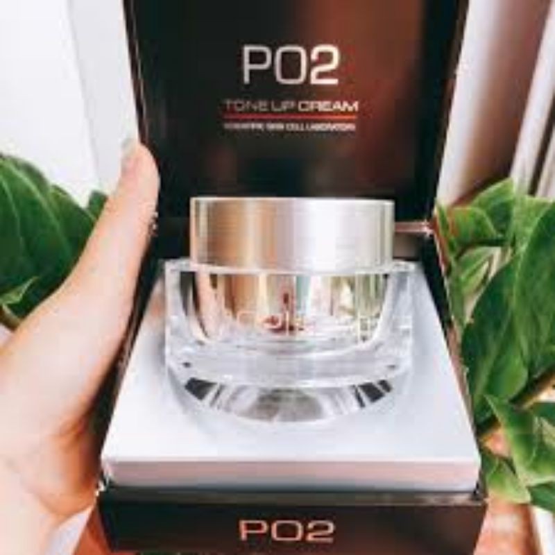 Kem dưỡng PO2 Tone Up Cream dưỡng ẩm trắng da