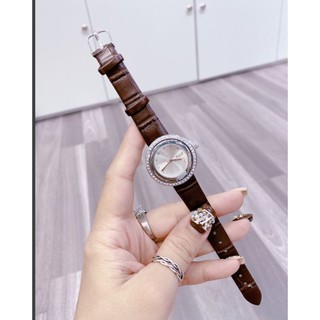 Đồng hồ dây da độc 1 hạt đá