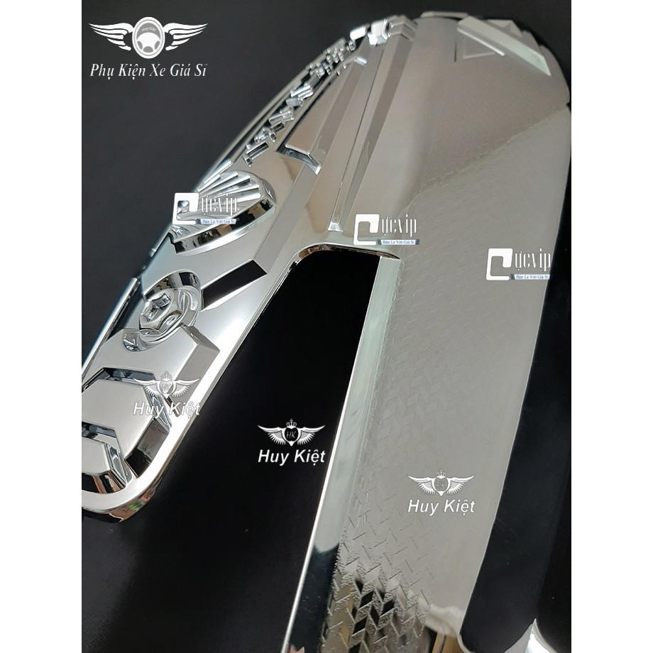 [Giá Hủy Diệt] - (3456) - Ốp Lốc Máy Sau Xe SH 2020 Xi Inox, Mạ Crom Đẳng Cấp