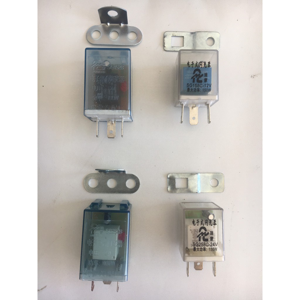 RELAY (ROLE) FLASHER LED 3 CHÂN 12V 24V 130W 150W