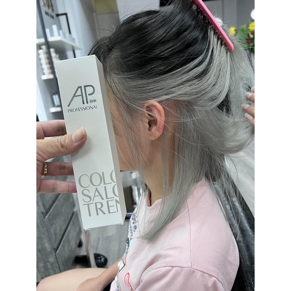 Màu Nhuộm Tóc AP, Tplus 10/11 Silver Gray Khói Tuyết