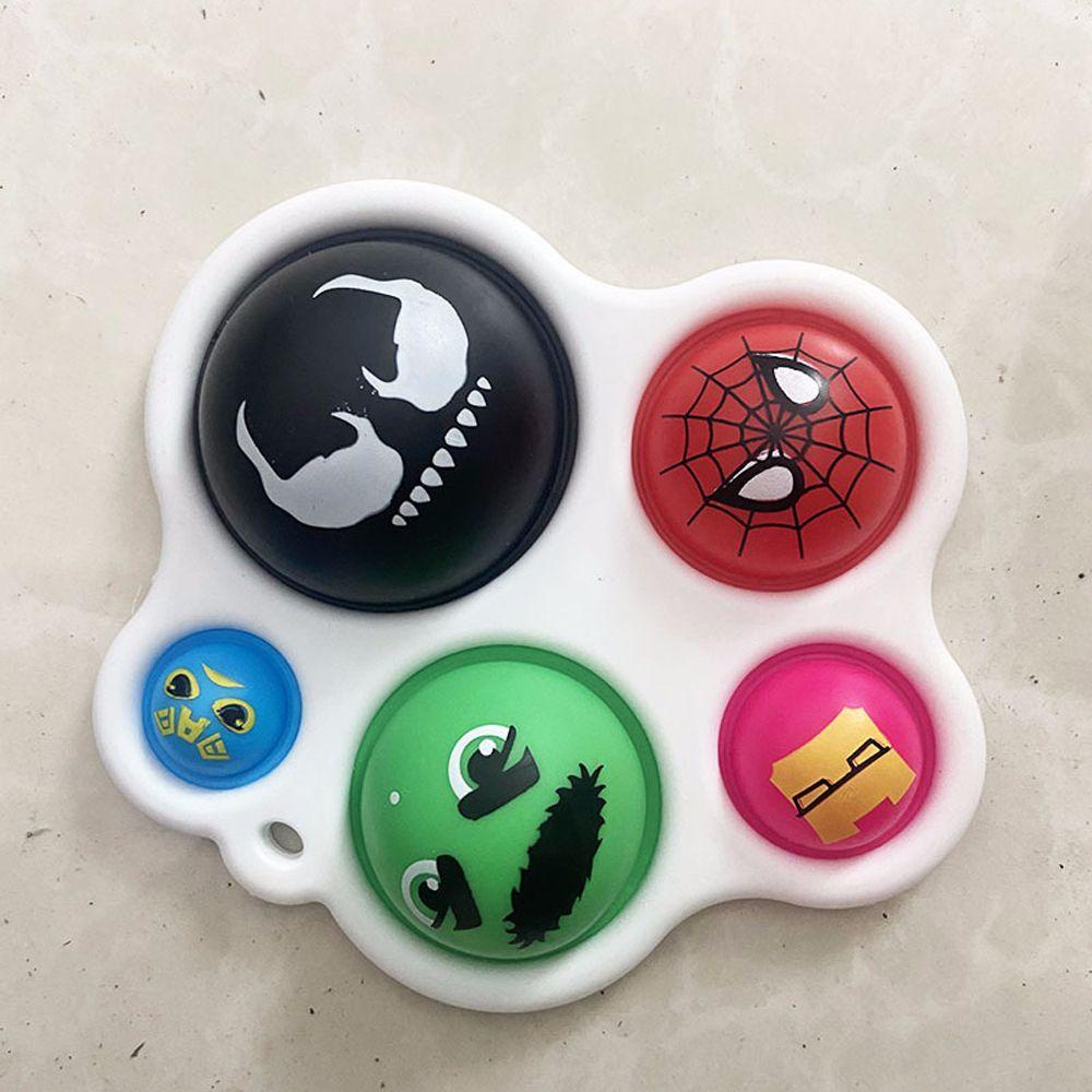 YIYU Móc Khóa Gắn Con Quay Đồ Chơi Fidget Spinner GiúP GiảM Stress