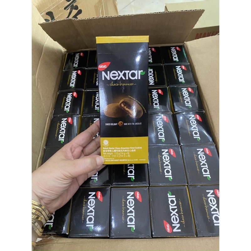 Bánh socola nguyên chất nextar 112g/hộp 8 cái -NGON TUYỆT ĐỈNH