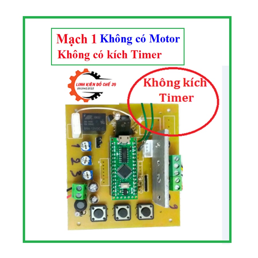 Mạch khiển động cơ bước - có Driver  ( code hản cell pin )