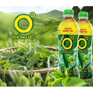 Thùng 24 chai trà xanh Không Độ vị chanh 455ml hsd nhập liên tục