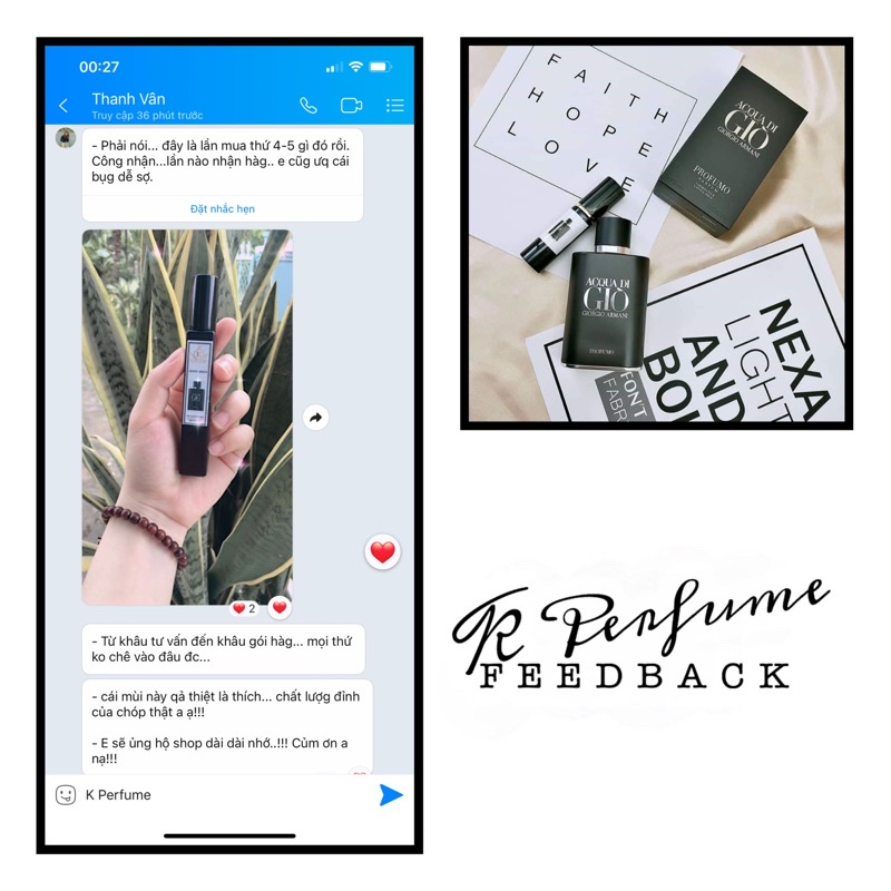 [K Perfume Chính Hãng] Nước Hoa Nam Giorgio Armani Acqua Di Gio Profumo Pour Homme | Thế Giới Skin Care