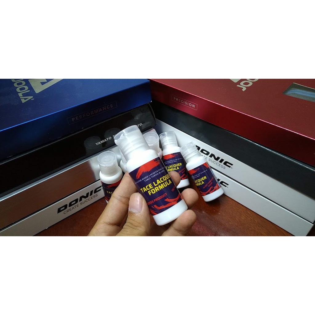 Keo chống tước gỗ, chống bẩn cán, bảo vệ vợt bóng bàn Tace laquer formula 30ML