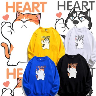 [Có VIDEO + ẢNH THẬT] Áo sweater - Áo nỉ bông tay dài UNISEX BOSS bắn Tim