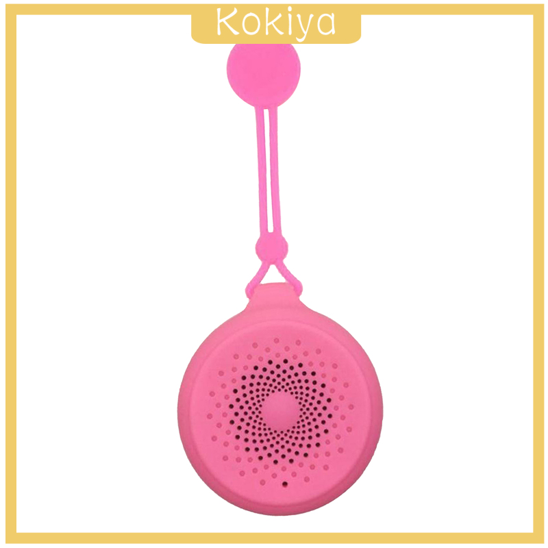 [KOKIYA]IPX6 Bluetooth Shower Speakers Pairs Easily for Bathroom Outdoors Beach Pink