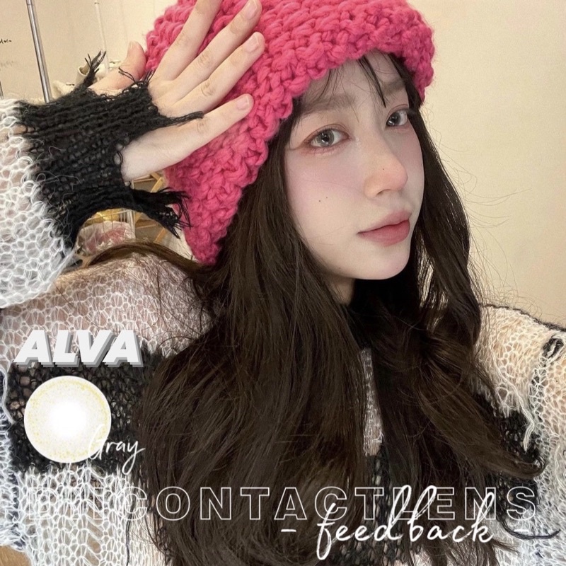 Kính áp tròng ALVA GRAY độ cận 0 - 8.0 | Size Không giãn | Dii Contactlens