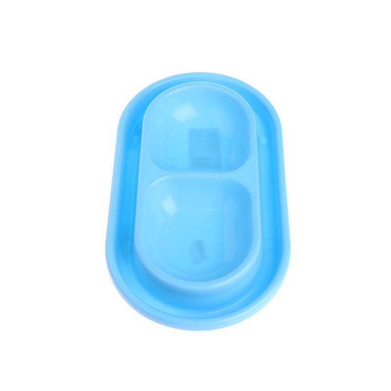 Tô Đựng Thức Ăn / Nước Uống Cho Thú Cưng + Bát Ăn Chống Rách Màu Xanh Dương / Hồng