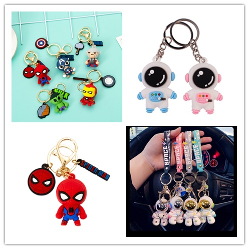 Móc Khóa Hình Phi Hành Gia Hoạt Hình Siêu Anh Hùng