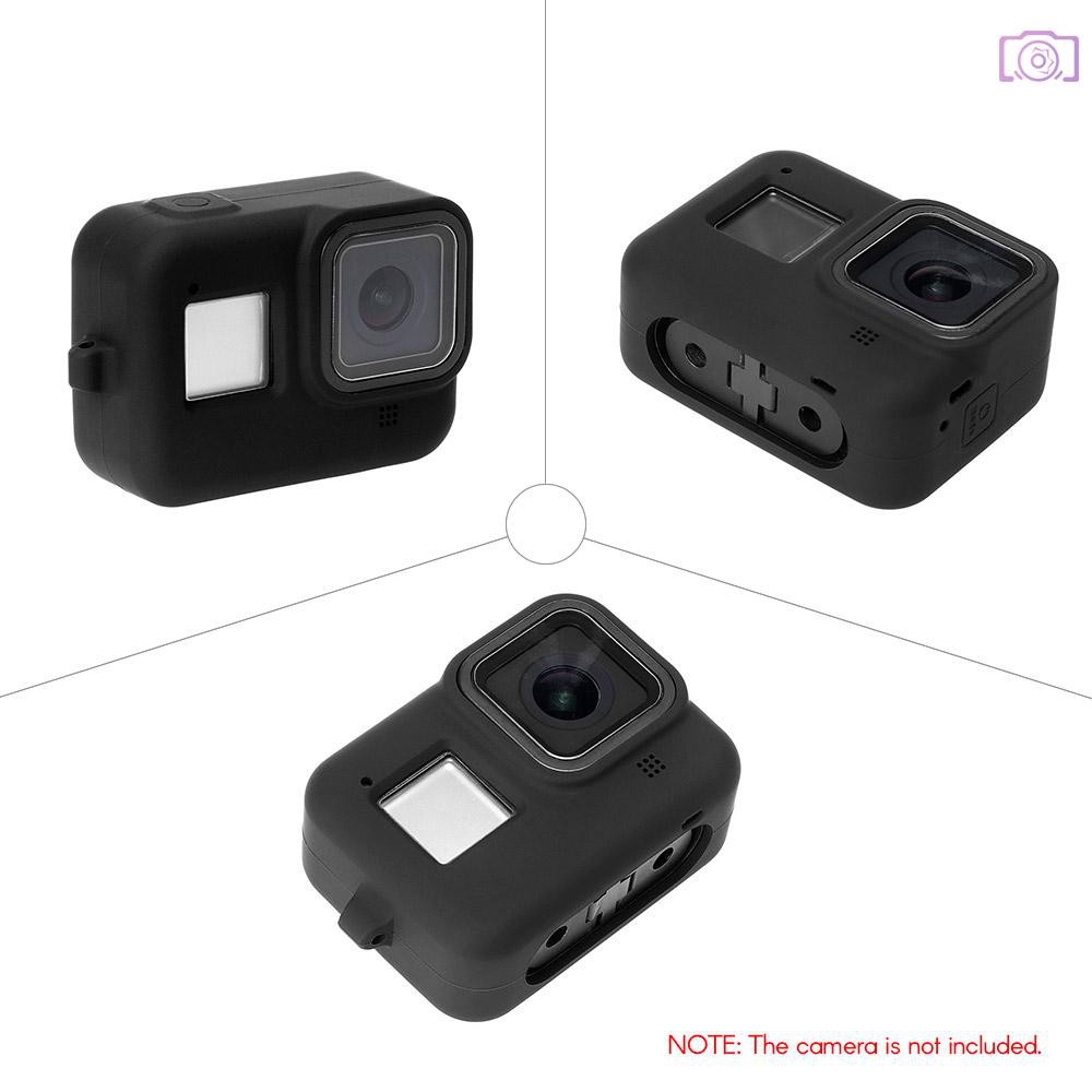 Vỏ Bảo Vệ Bằng Nhựa Kèm Dây Đeo Cho Camera Hành Trình Gopro Hero 8