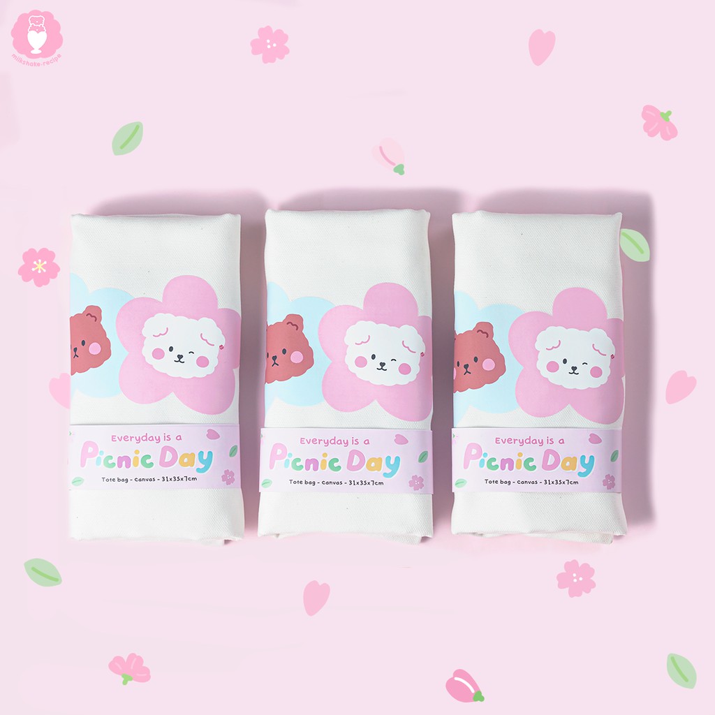 Túi tote vải canvas Picnic Day