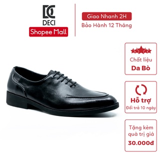 Giày da nam công sở DECI đế cao su da bò cao cấp DB_11