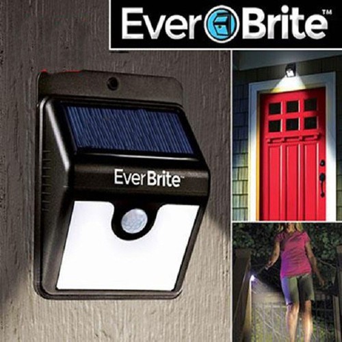 [BÁN CHẠY]  đèn cảm biến hồng ngoại dùng pin sạc năng lượng mặt trời Ever Brite - 26641key-deneverbrite TDGM
