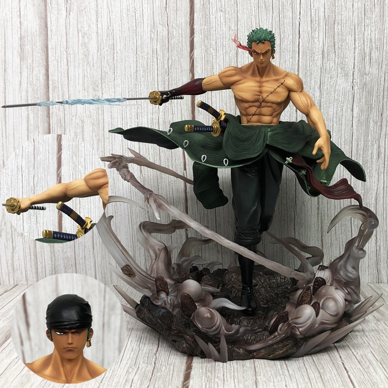 [KM KHỦNG] Mô hình nhân vật Zoro băng hải tặc mũ rơm ( one piece )