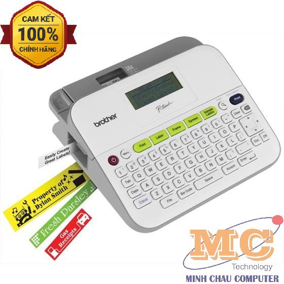 HÀNG CHÍNH HÃNG - Máy in nhãn để bàn Brother PT-D210 - Bh chính hãng 12 tháng