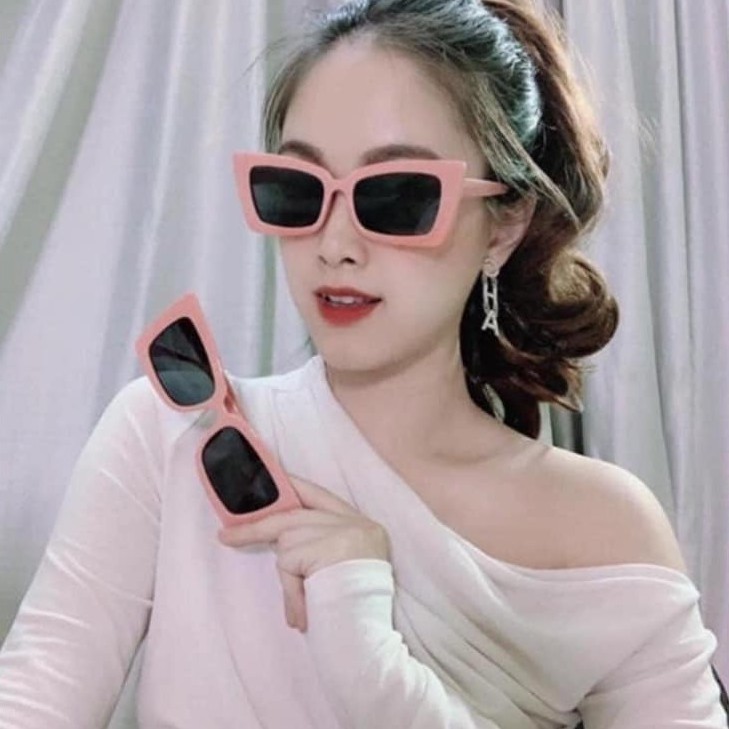 Kính mắt mèo vuông nữ hot hit đi nắng, đi biển chơi đều cực kỳ xịn xò-giadungsieure