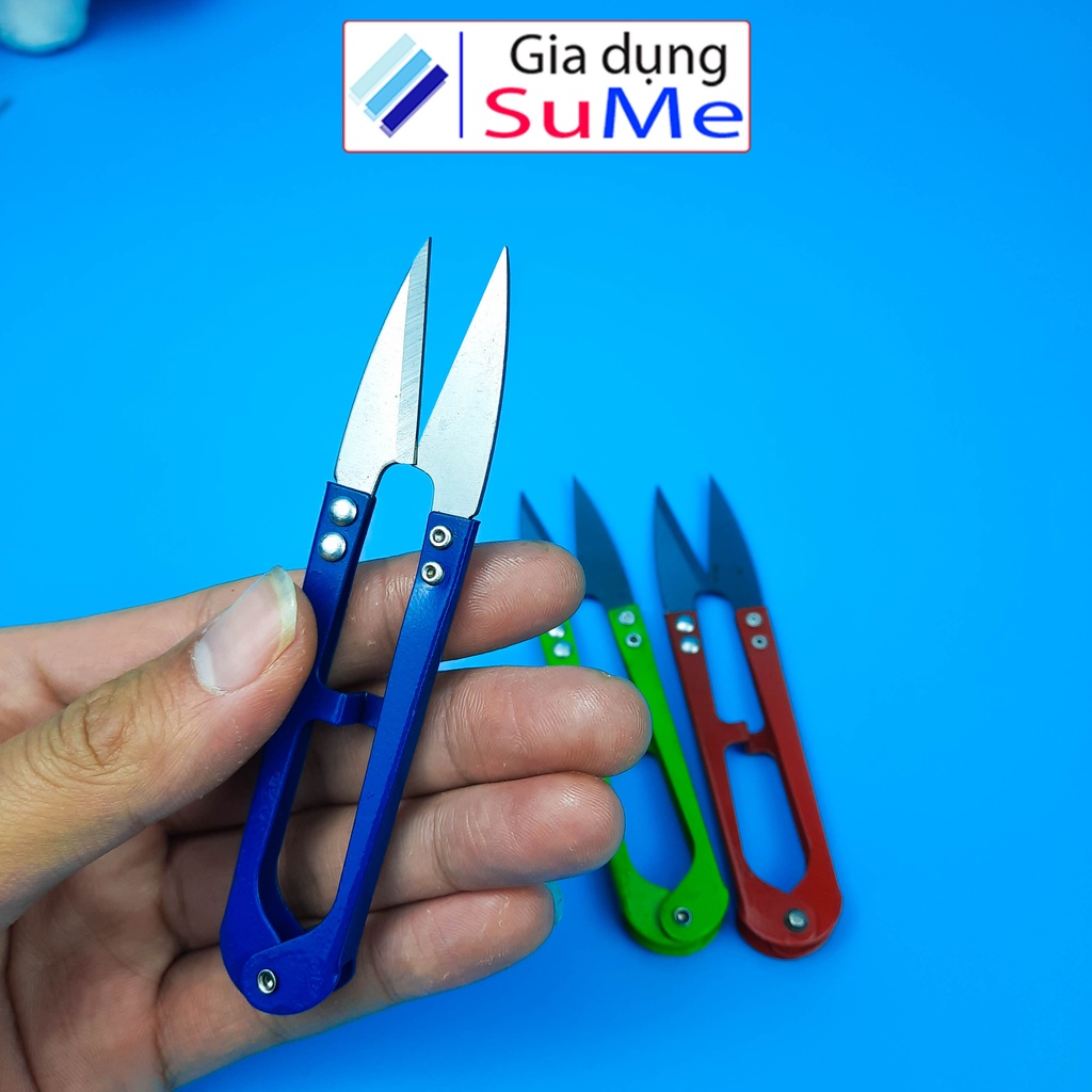 Kéo cắt chỉ thừa, kéo bấm chỉ may cắt vải nhiều màu chuyên nghiệp K6