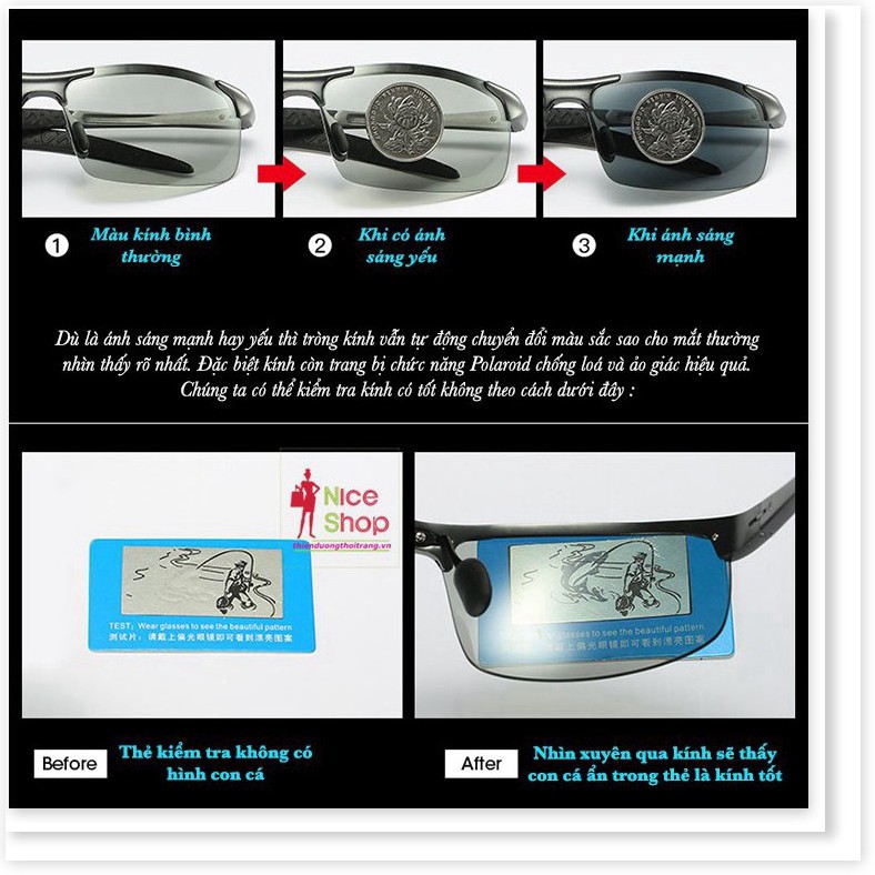 Giá Vốn - Kính mát ngày và đêm chống chói bảo vệ mắt trước tia cực tím | BigBuy360 - bigbuy360.vn